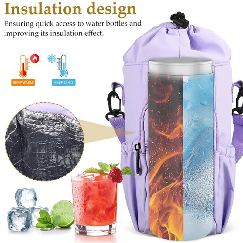 Wasserflaschentasche mit Handyfach – Perfekt für Outdoor-Aktivitäten und den Alltag