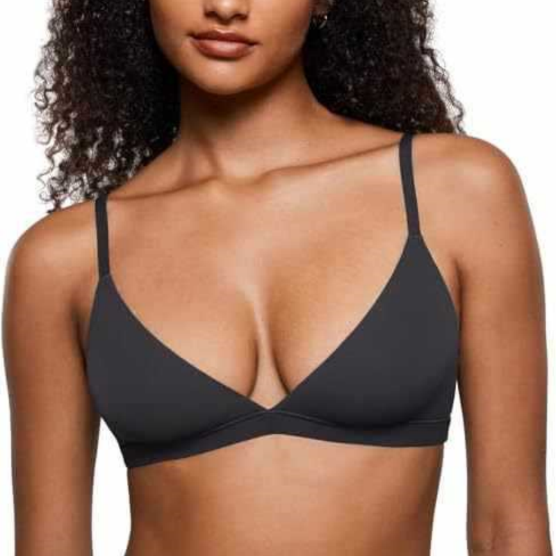 👙💎 50% RABATT! Damen-Bügelloser Dreieck-Bralette mit Jelly-Stützkissen – Weich, bequem & formgebend ohne Metall 🌸