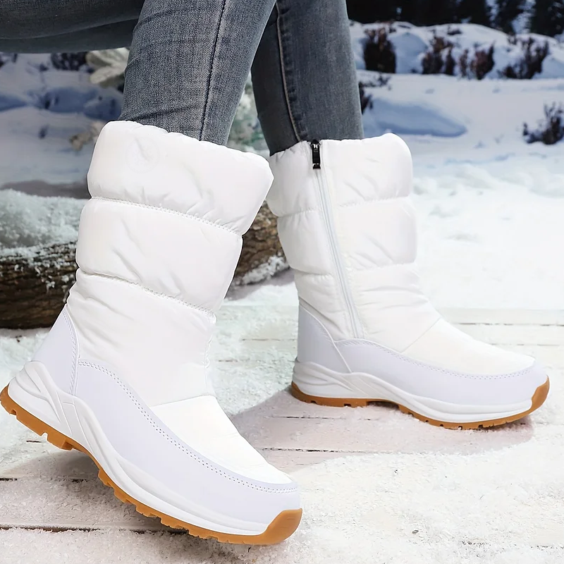 ⚡⚡ 49% Rabatt ❄️ Ultrawarme Damen-Schneestiefel mit Kunstfellfutter – Beine warm, Komfort pur im Schnee!