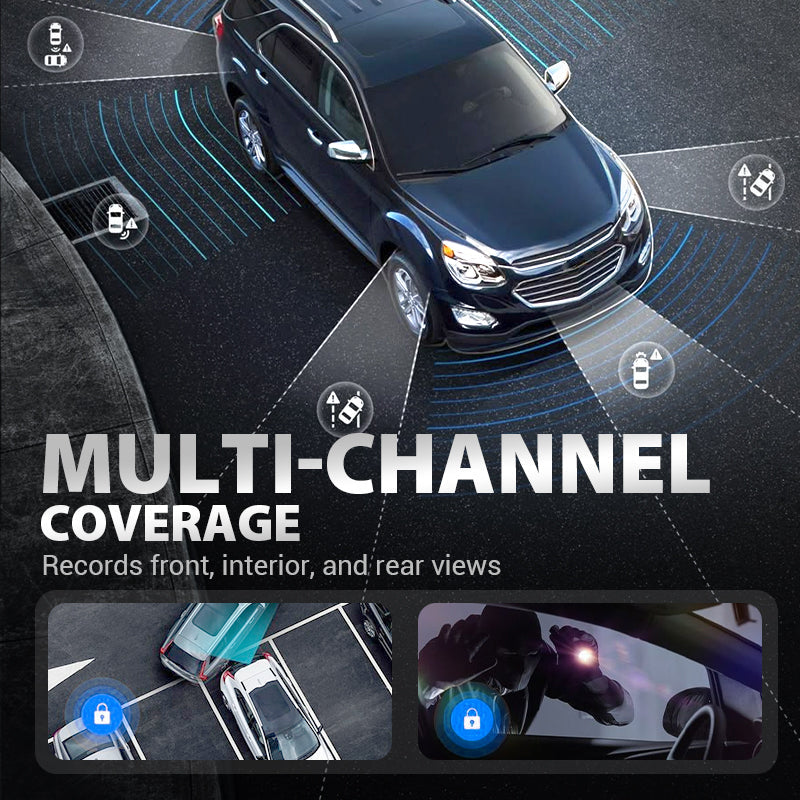 📢📢50 %  RABATT !! ⏰4-Kanal-Dashcam mit WLAN und Nachtsichtfunktion🚗💡