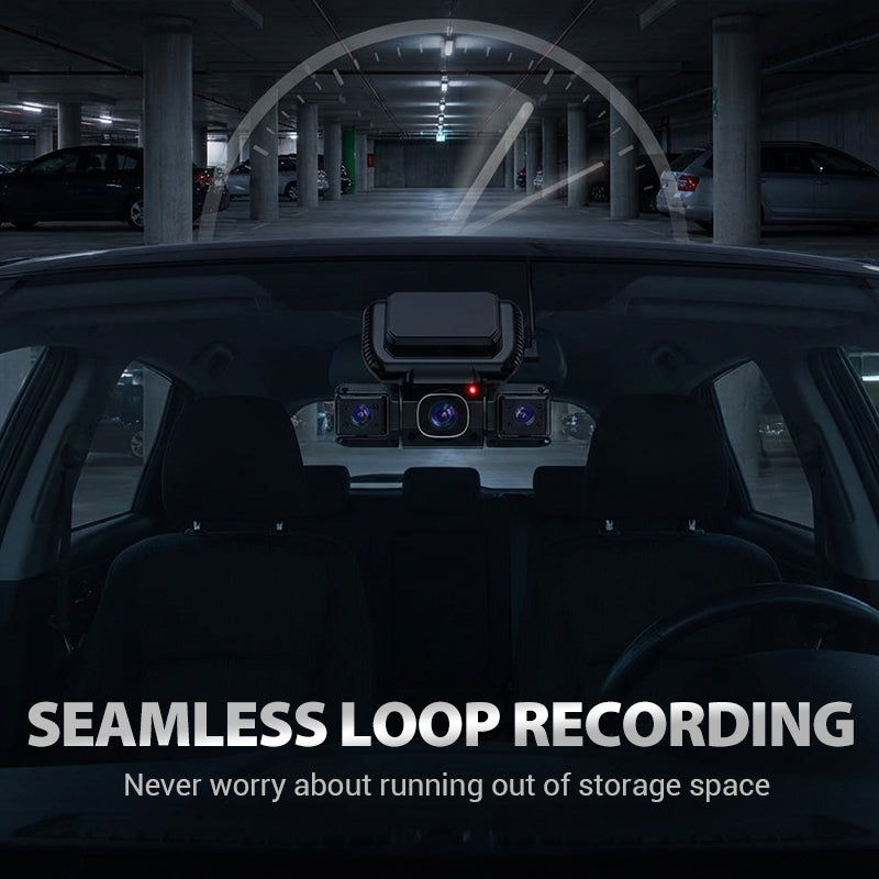 📢📢50 %  RABATT !! ⏰4-Kanal-Dashcam mit WLAN und Nachtsichtfunktion🚗💡