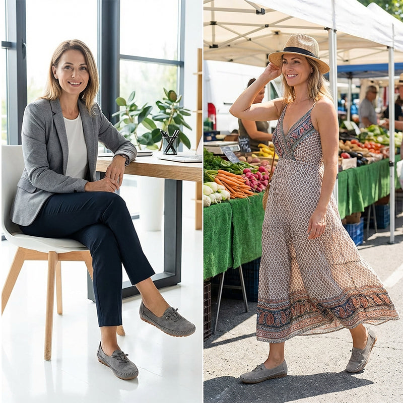 👟 60% RABATT! 💃 Damen-Casual-Loafer – Weiches PU-Leder, Bequeme Passform & Vielseitig für Jeden Tag ✨