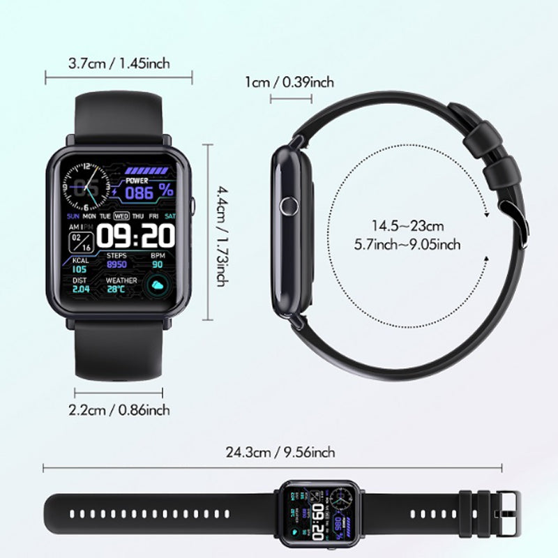 🔥JETZT 60 % RABATT⌚ Multifunktionale Bluetooth-Smartwatch für Sport / 🏃‍100 Sportmodi / 💧IP68 wasser- und staubdicht