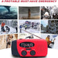 📻 50% RABATT! ⚡ Solar-Kurbel Notfallradio – Mit Powerbank, Wetteralarm, USB & 7 Tage Akku für Outdoor & Krise 🌧️
