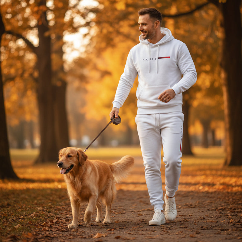Herren Trainingsanzug mit Kapuze