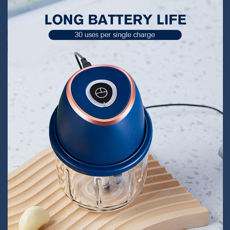 📢📢50 % Rabatt!! ⏰⚡🥦Leistungsstarker Elektrohäcksler mit großer Kapazität – 1000W Motor, 2L BPA-freie Schüssel & Ein-Tasten-Pulsbetrieb 🥕