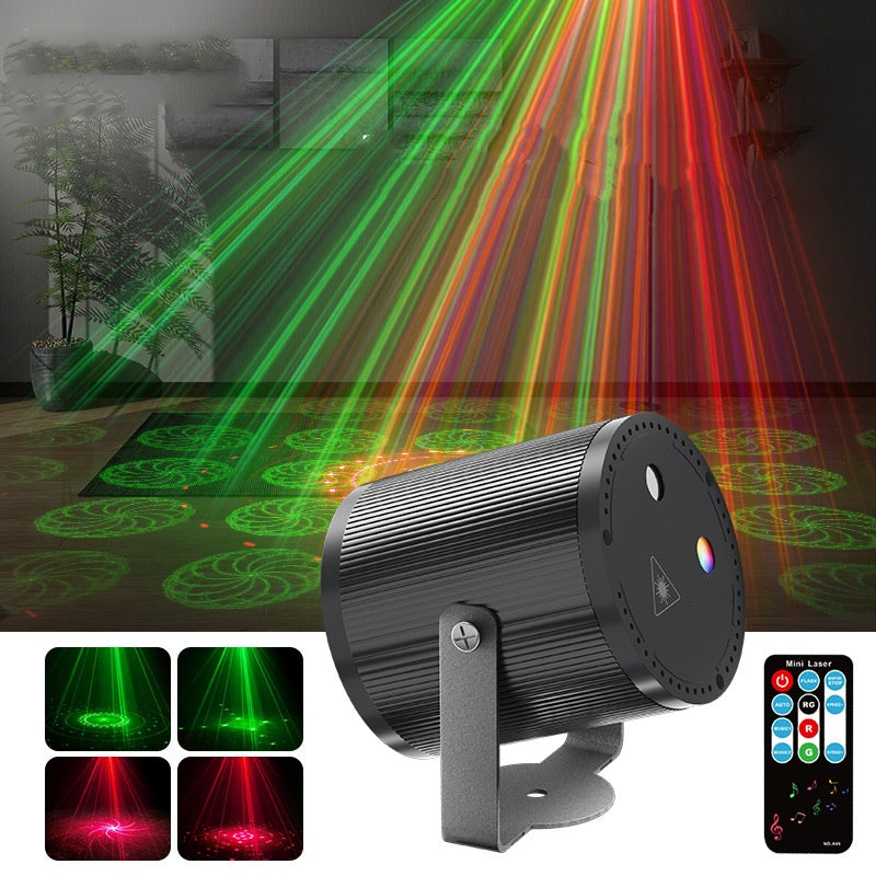 📢📢70 % Rabatt!! ⏰DJ Laser Party Light mit 7 Beleuchtungsmodi und Fernbedienung