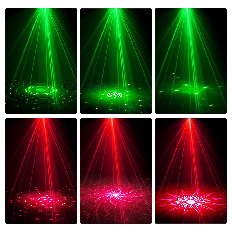 📢📢70 % Rabatt!! ⏰DJ Laser Party Light mit 7 Beleuchtungsmodi und Fernbedienung