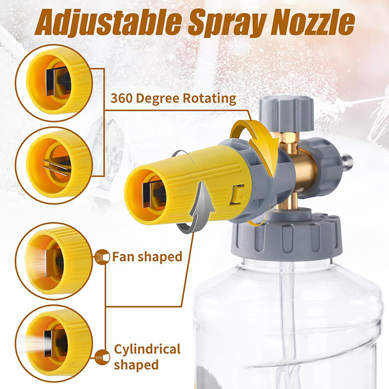 📢📢57 % Rabatt!! ⏰💦 Hochdruck-Schaumpistole für die Autowäsche - Entfernt schonend hartnäckigen Schmutz & schützt den Lack | PROFESSIONELLE AUTOWASCHE ZU HAUSE🚗