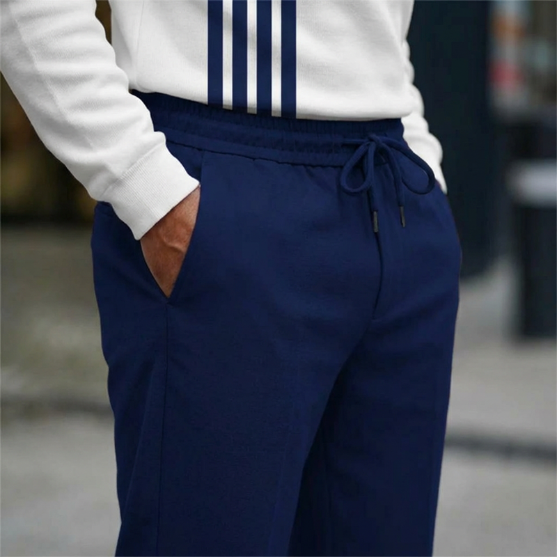 👕 60% RABATT! 🔥 Herren-Set mit Grafikprint – Pullover & Hose – Lässiger Streetstyle, Bequemer Stoff & Perfektes Match 👖
