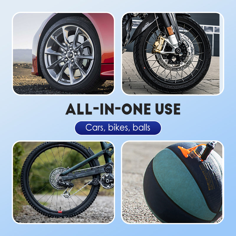 Kabellose, tragbare Autoluftpumpe mit LED-Licht