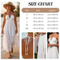 👗☀️ 50% RABATT! Halsfreies, rückenfreies Layering-Maxikleid – Bohemian Chic, fließend & perfekt für Frühling & Sommer ✨