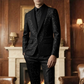 Herren Smoking-Anzug in Schwarz mit Glitzer