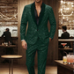 Herren Smoking-Anzug in Schwarz mit Glitzer