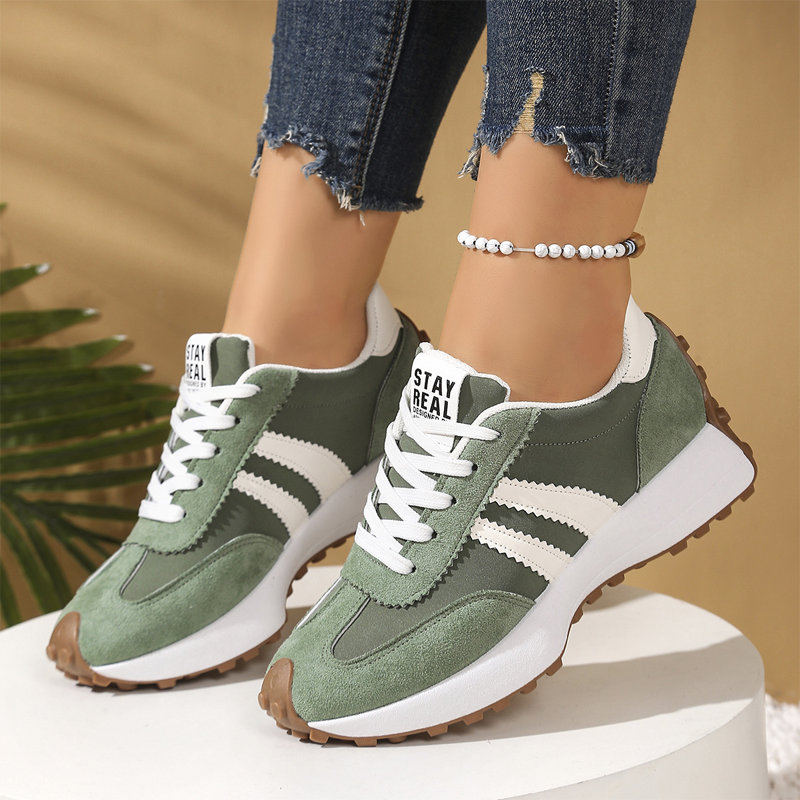 💎 57% RABATT! 💎 Damen-Freizeitschuhe – Klobige Sneaker mit 4 cm Platform, Rutschfest & Retro-Design in 6 Farben 🥿🌈