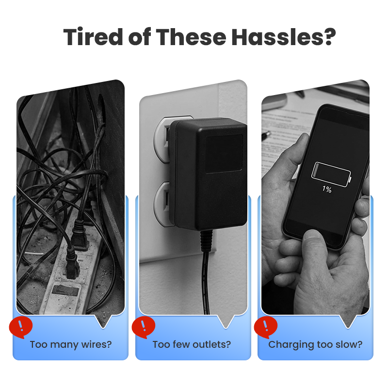 🔌 50 % RABATT ⚡ Mehrfachsteckdose mit langer Verlängerungsschnur – USB-Ports inklusive, Überspannungsschutz & kompaktes Design 📱