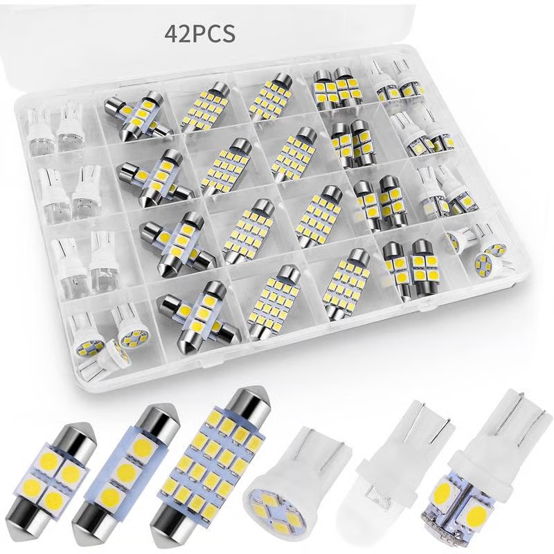 📢📢50% RABATT !!⏰42-teiliges Superhelles LED Auto-Innenraumbeleuchtungs-Set – Plug & Play Upgrade für dein Auto ✨