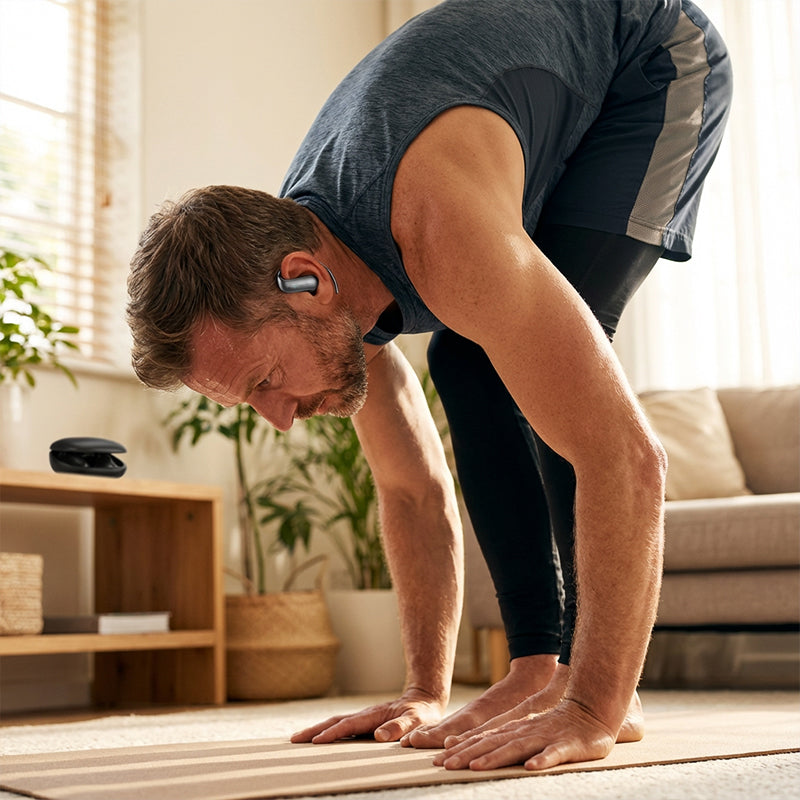 🎁 2026 Neuheiten 50% RABATT 💥 Bluetooth 6.0 Ohrhörer – 4,2g ultraleicht, kaum spürbar. 48 Std. Spielzeit, IPX5 schweißfest. Perfekt fürs Laufen & tägliches Hören. ⚡✨