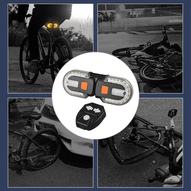 🚴 JETZT 60 % RABATT! 🔦 Kabelloses Fahrrad-Rücklicht mit Fernbedienung, automatischem Bremssensor, über 30 Lichtmodi und USB-Aufladung ⚡