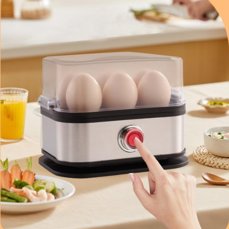 🍳Black Friday: 50 % RABATT💨 Multifunktionaler Eierkocher mit transparentem Deckel – zum Kochen, Pochieren oder für Omeletts✨