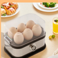 🍳Black Friday: 50 % RABATT💨 Multifunktionaler Eierkocher mit transparentem Deckel – zum Kochen, Pochieren oder für Omeletts✨