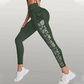 Damen-Mesh-High-Waist-Yogahose mit Taschen