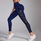 Damen-Mesh-High-Waist-Yogahose mit Taschen