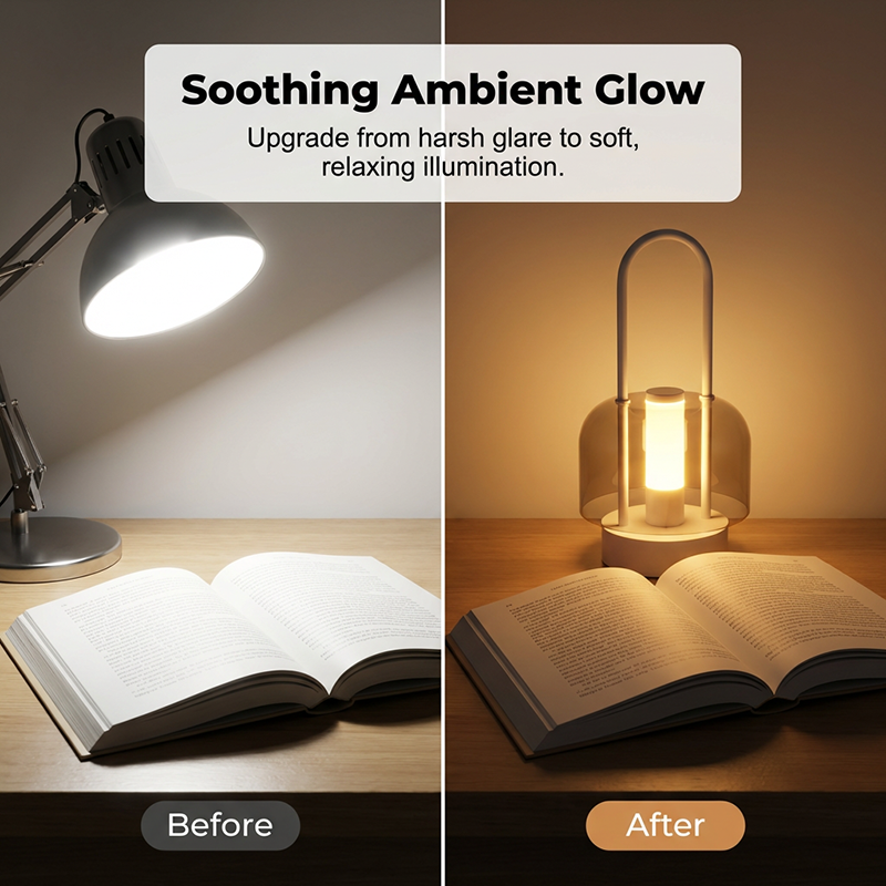 Wiederaufladbare LED-Laterne mit Touch-Bedienung