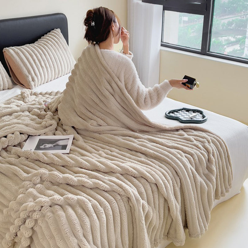 🛏️ 50% RABATT! Weiche Polyester-Kuscheldecke für Sofa und Bett in mehreren Größen