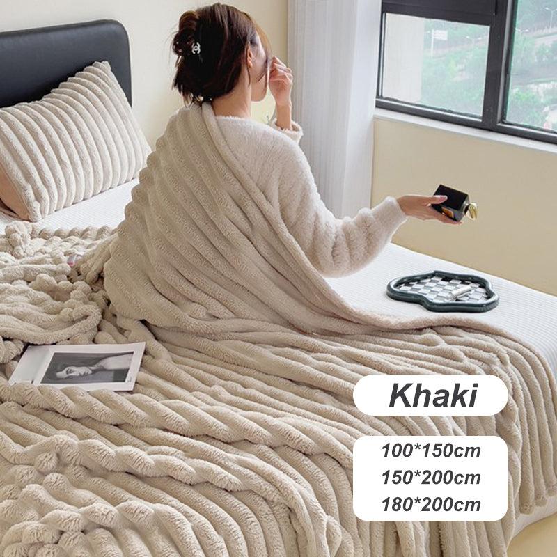 🛏️ 50% RABATT! Weiche Polyester-Kuscheldecke für Sofa und Bett in mehreren Größen
