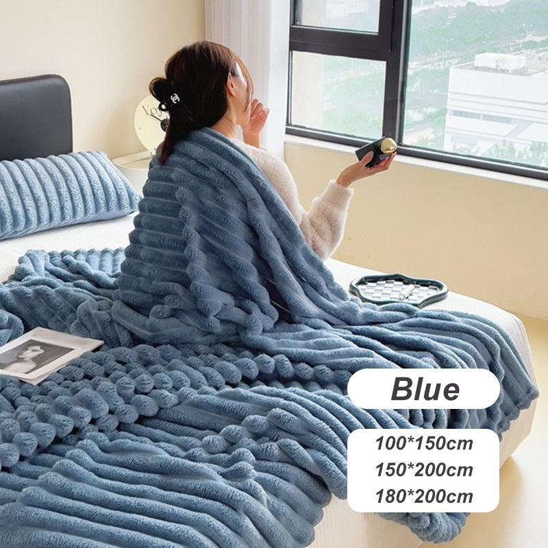 🛏️ 50% RABATT! Weiche Polyester-Kuscheldecke für Sofa und Bett in mehreren Größen