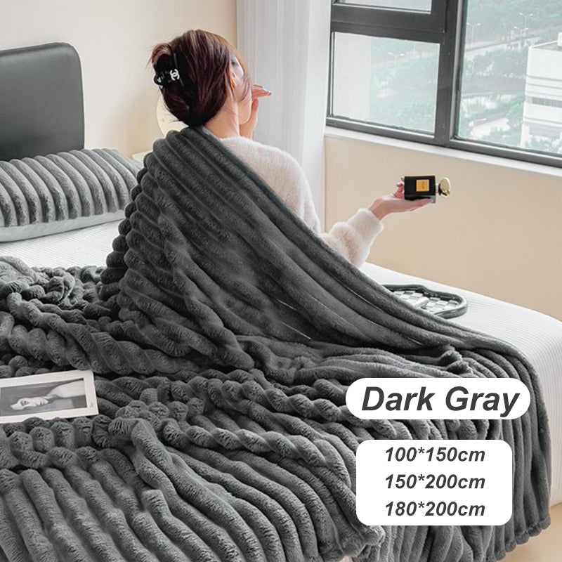 🛏️ 50% RABATT! Weiche Polyester-Kuscheldecke für Sofa und Bett in mehreren Größen