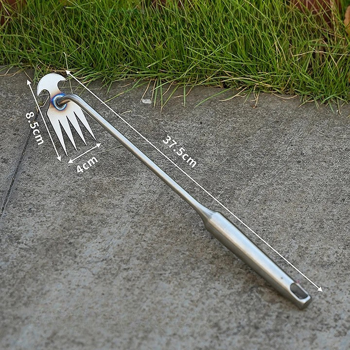 🌿 50% RABATT! 🔨 Robuster Gartenhacken aus Edelstahl – Handgeführtes Unkrautentfernungswerkzeug, Ideal für Bodenlockerung & Wurzelentfernung 🧤