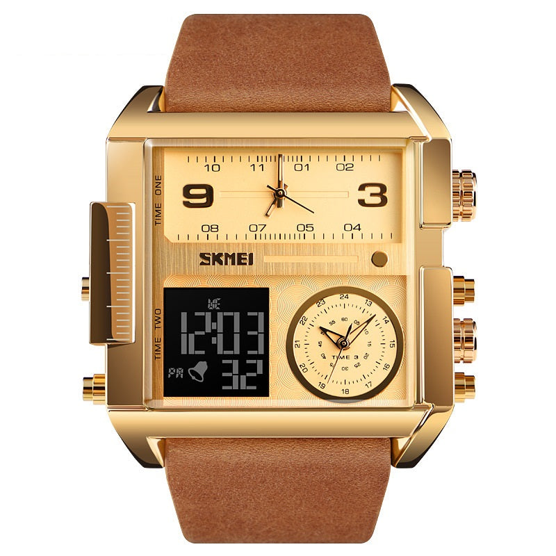 ⌚ 50% RABATT! ⏰ 50mm Übergroße Sportuhr – Doppelwerk, Leuchtzeiger & wasserbeständig – Ideal für Sport, Arbeit oder den Alltag – robust & leicht ablesbar 🛡️✨