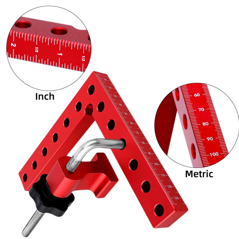 🔧⏰ 50% RABATT! 90° Positionierwinkel & Rechtwinkel-Klemmen Set aus Alu – Für perfekte Holzarbeiten & Montagen 🛠️