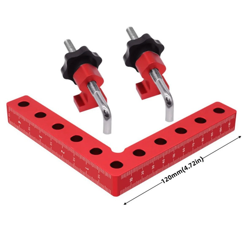 🔧⏰ 50% RABATT! 90° Positionierwinkel & Rechtwinkel-Klemmen Set aus Alu – Für perfekte Holzarbeiten & Montagen 🛠️