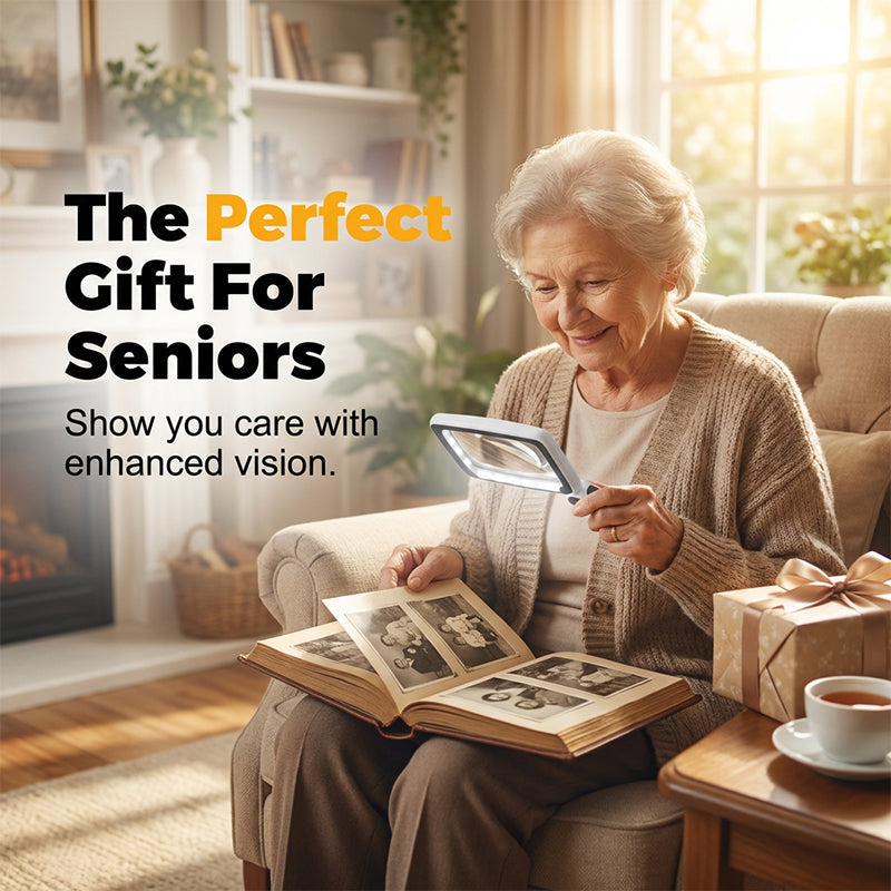 Faltbare Handlupe mit Beleuchtung 🔍💡📖✨