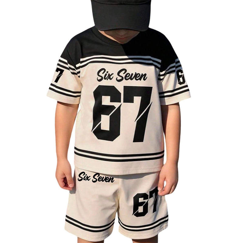 ⏳Begrenzte Zeit 50% Rabatt💥3D-Print-T-Shirt- & Shorts-Set für Jungen