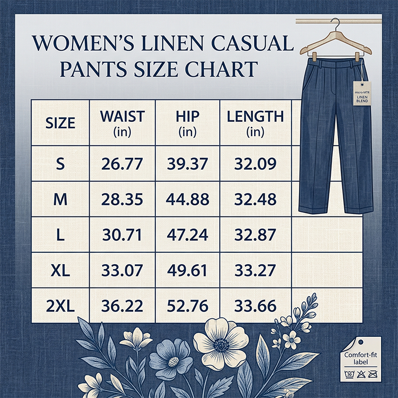 🔥⏰ NUR SOLANGE DER VORRAT REICHT: -50% 💥 Damen 7/8 Hose aus Baumwolle & Leinen 👖 luftig, bequem & perfekt für den Sommer ☀️