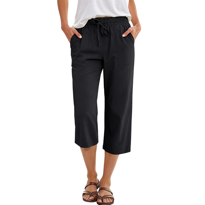 🔥⏰ NUR SOLANGE DER VORRAT REICHT: -50% 💥 Damen 7/8 Hose aus Baumwolle & Leinen 👖 luftig, bequem & perfekt für den Sommer ☀️