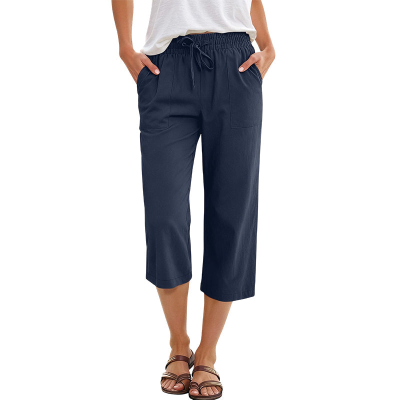 🔥⏰ NUR SOLANGE DER VORRAT REICHT: -50% 💥 Damen 7/8 Hose aus Baumwolle & Leinen 👖 luftig, bequem & perfekt für den Sommer ☀️