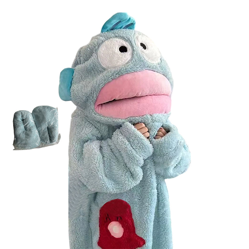 🧸🐟 Eleganz braucht keine Worte – Kuscheliger Pyjama aus Korallenfleece mit Figuren – 50% RABATT! Weich, warm & perfekt für kühle Nächte & entspannte Wochenenden ✨