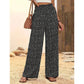 👖⏰Damenhose mit gerafftem Bund und weitem Schnitt