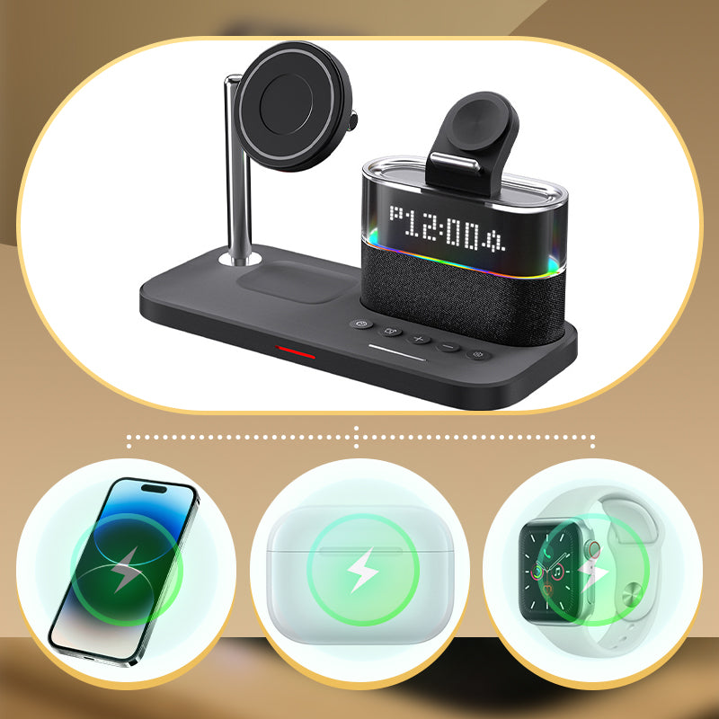 🔥 50% RABATT auf ausgewählte Produkte 🎉3-in-1 Kabelloses Ladestation mit Wecker