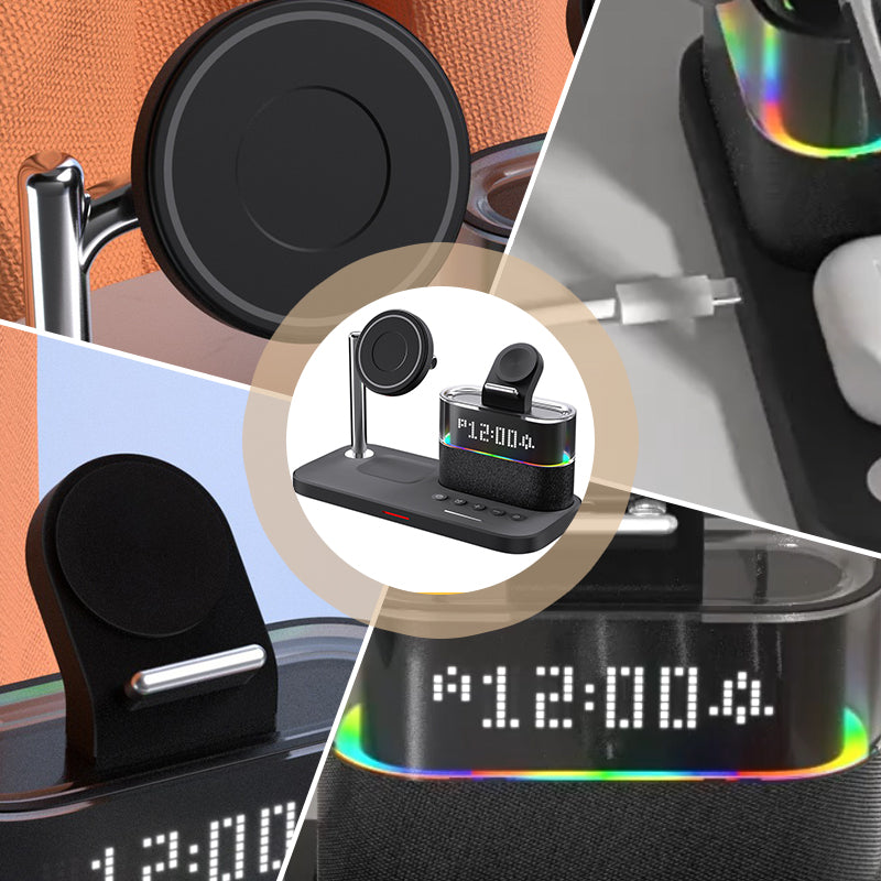 🔥 50% RABATT auf ausgewählte Produkte 🎉3-in-1 Kabelloses Ladestation mit Wecker