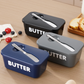 🧈 50% RABATT! 🍞 Große Butterdose aus Kunststoff mit Deckel & Integriertem Messer – Platzsparend, Frischhaltend & Ideal Für Die Küche 🏠