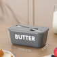 🧈 50% RABATT! 🍞 Große Butterdose aus Kunststoff mit Deckel & Integriertem Messer – Platzsparend, Frischhaltend & Ideal Für Die Küche 🏠
