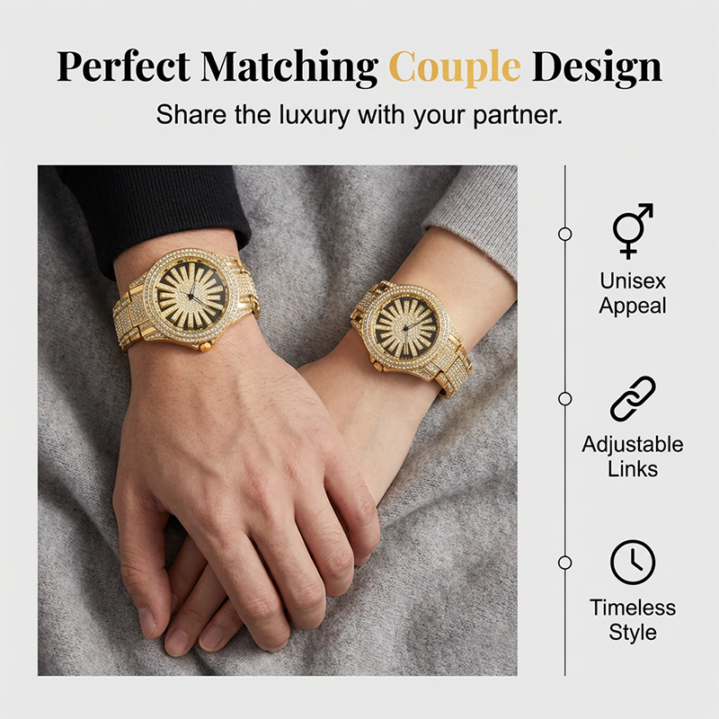 ⌚ LIMITIERTES ANGEBOT: 50% RABATT+versandkostenfrei! 💎 Herrenuhr mit drehbarer Lünette – Vollbesetzt mit funkelnden Steinen & Präzises Quarzwerk ✨