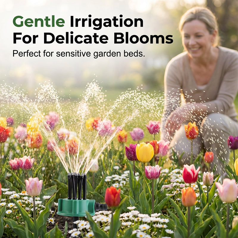 🌿 KAUFE 2, ERHALTE 1 GRATIS! 💧 Präzisions-Gartensprinkler 360° – Vollständige Abdeckung, Einfache Installation & Sanfter Sprühstrahl Für Effiziente Bewässerung 🌸