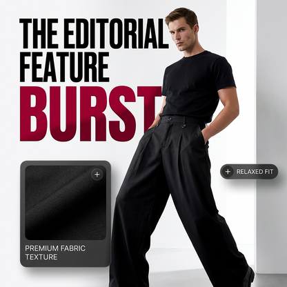 👖 50% RABATT! Herren Anzughose mit weitem Bein – Elegant, bequem & perfekt für formelle Anlässe!